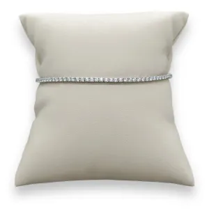 14K W Gold 2.00ctw E-F/VS1  Lab-Created Diamond Tennis Bracelet