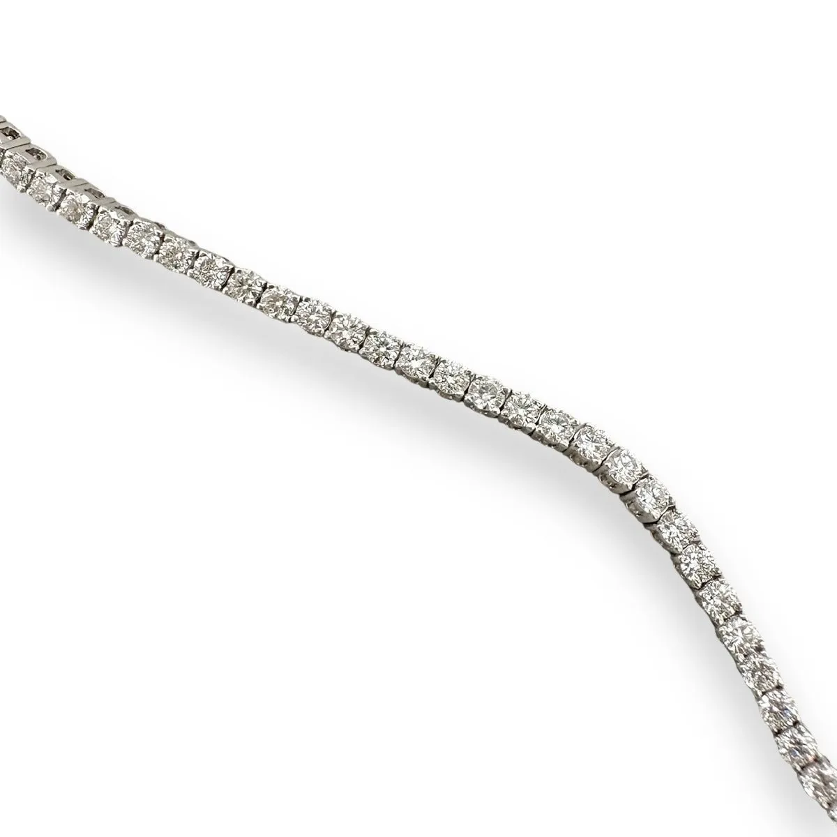 14K W Gold 2.00ctw E-F/VS1  Lab-Created Diamond Tennis Bracelet