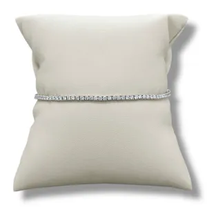 14K W Gold 2.00ctw E/VS1 Lab-Created Diamond Tennis Bracelet