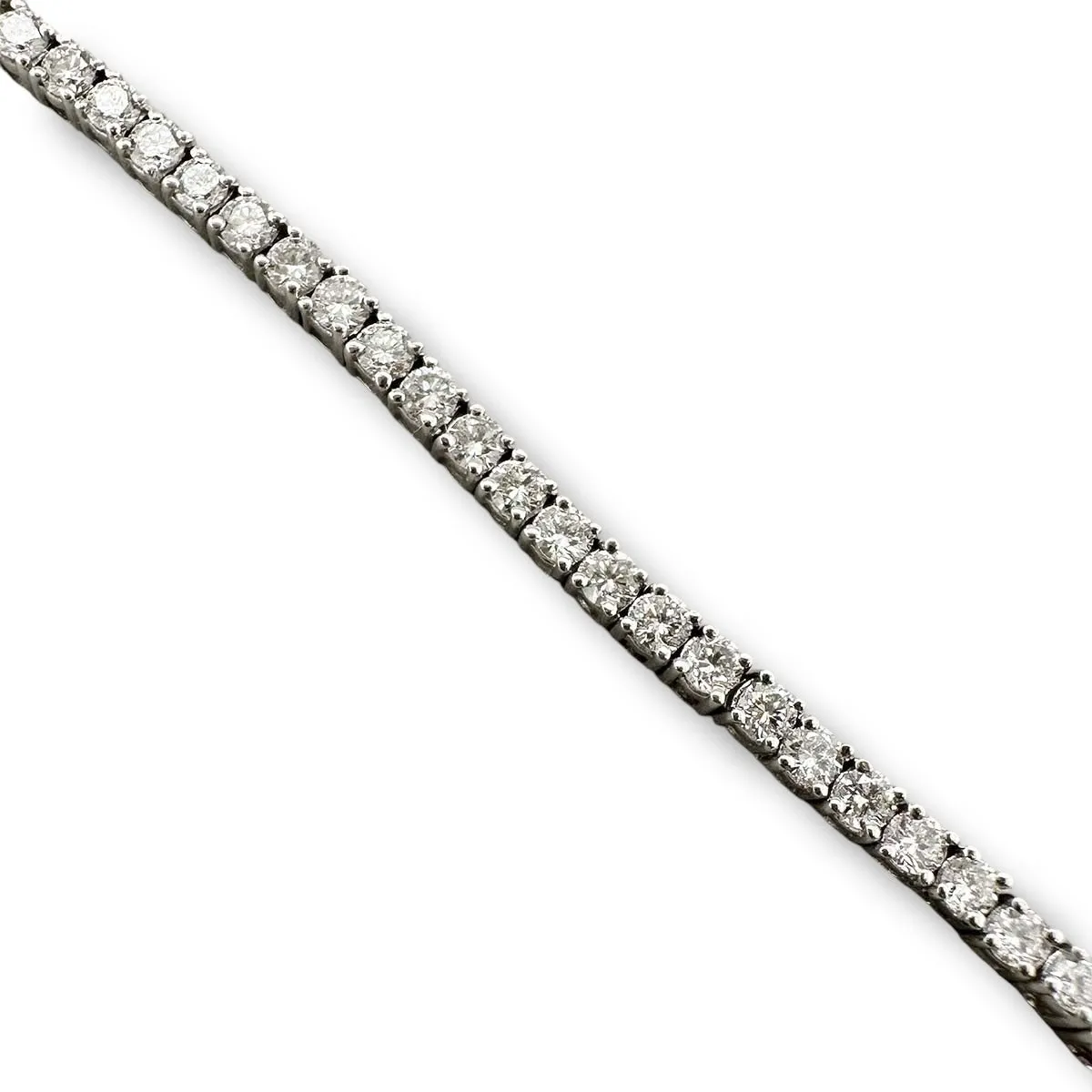 14K W Gold 2.00ctw E/VS1 Lab-Created Diamond Tennis Bracelet