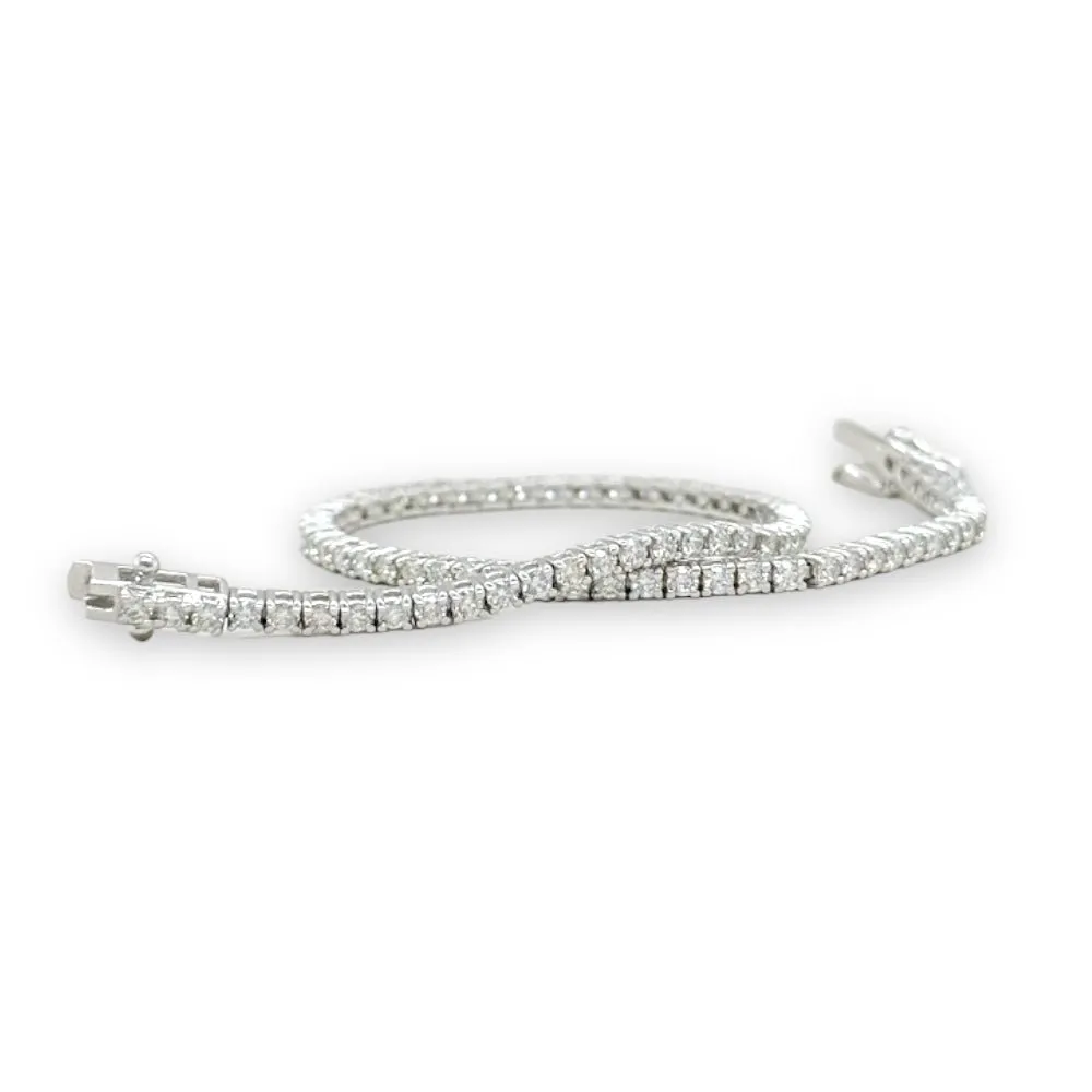 14K W Gold 2.00ctw I/SI1 Diamond Tennis Bracelet