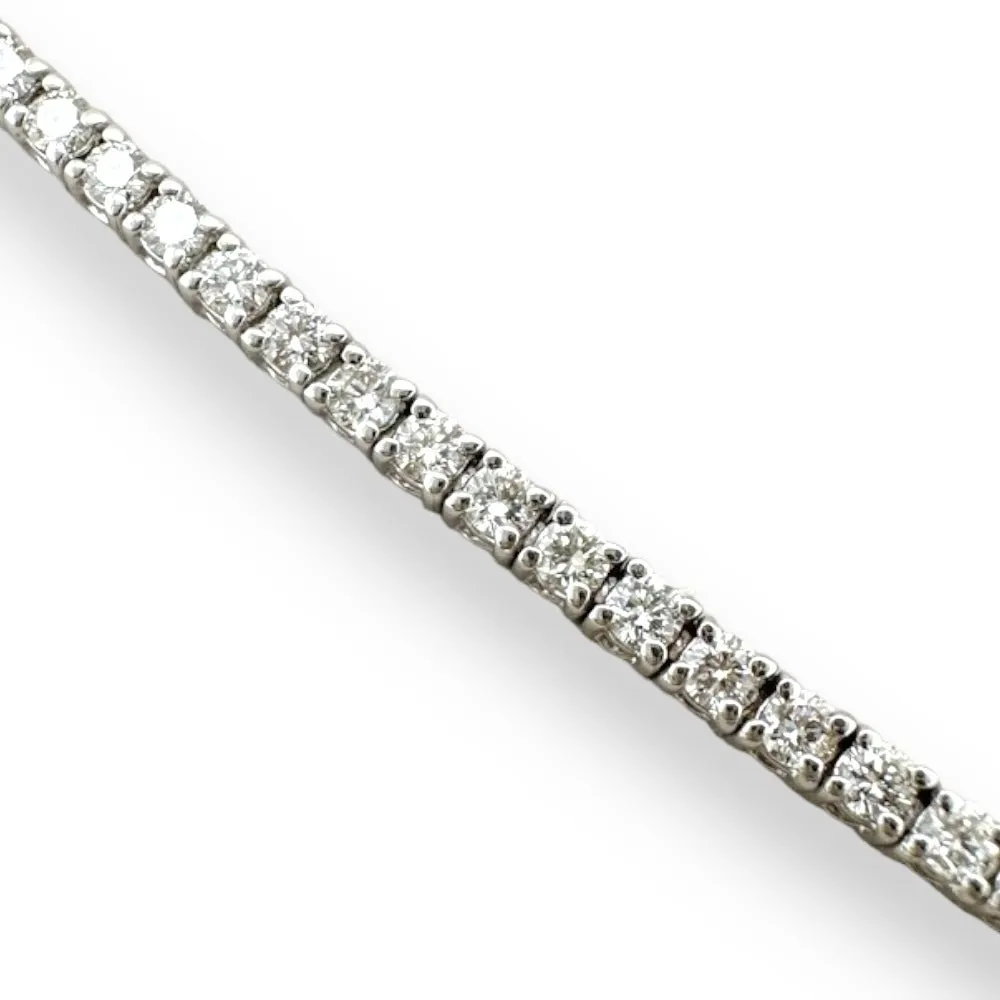 14K W Gold 2.00ctw I/SI1 Diamond Tennis Bracelet