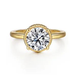 14K Yellow Gold 'Libbie' Solitaire Ring
