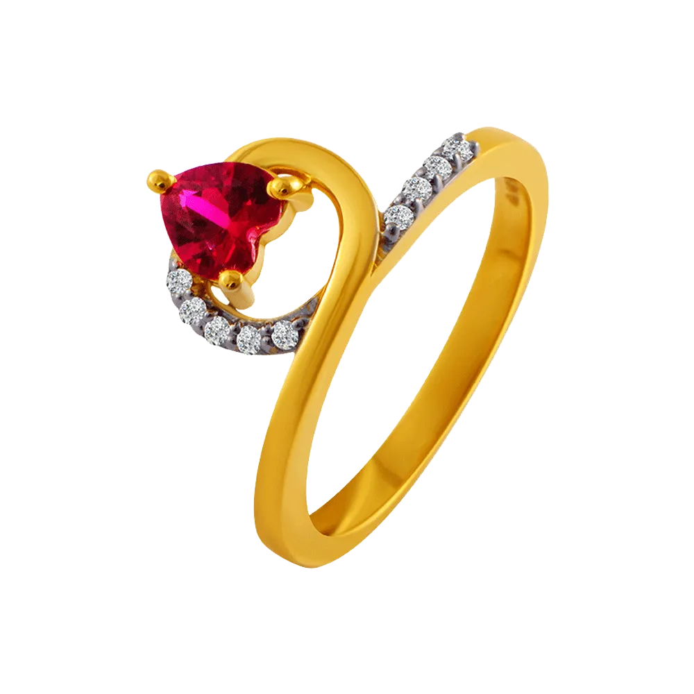 14KT (585) Yellow Gold Ring For Women