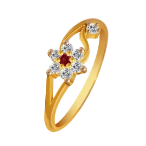 14KT (585) Yellow Gold Ring For Women