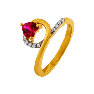 14KT (585) Yellow Gold Ring For Women