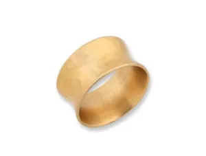 22k All Gold "Aurora" Thin Band