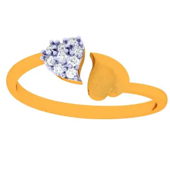 22k Little Heart Connection Ring