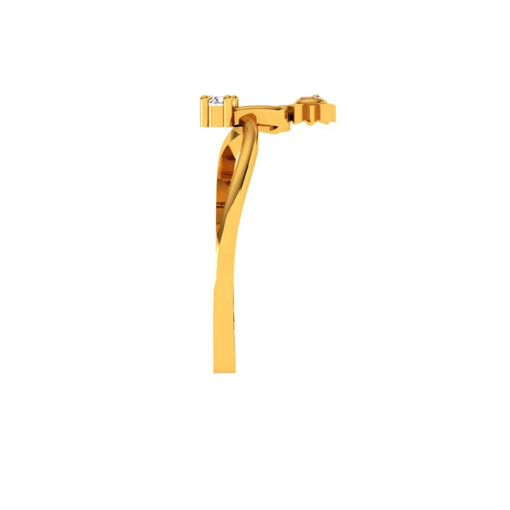 22KT (916) Yellow Gold Ring For Women