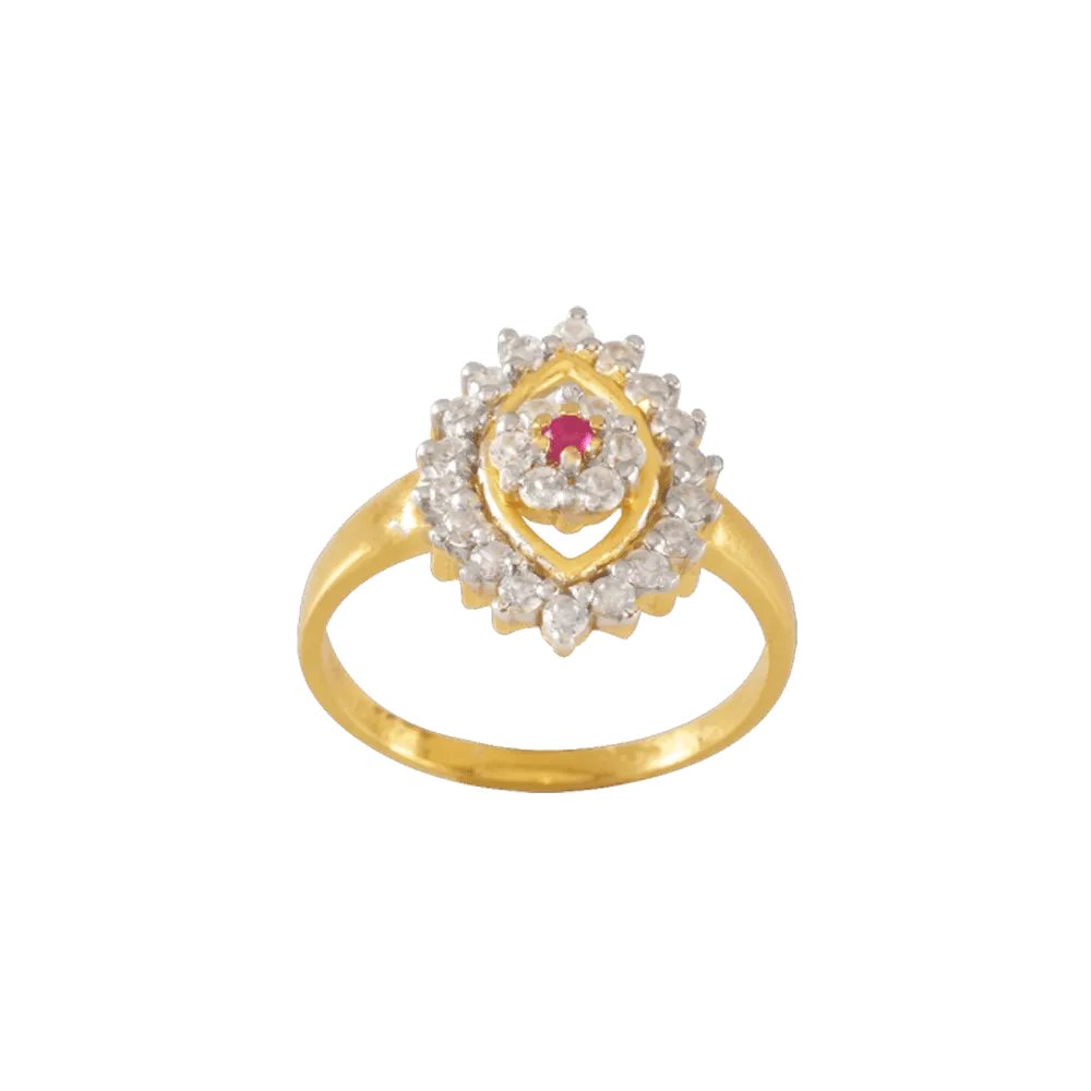 22KT Yellow Gold Ring For Women