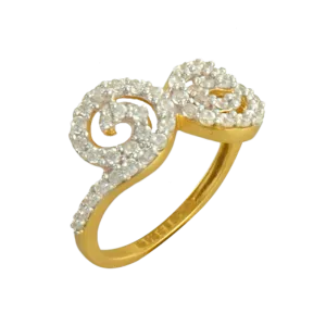 22KT Yellow Gold Ring For Women