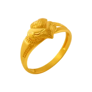 22KT Yellow Gold Ring For Women