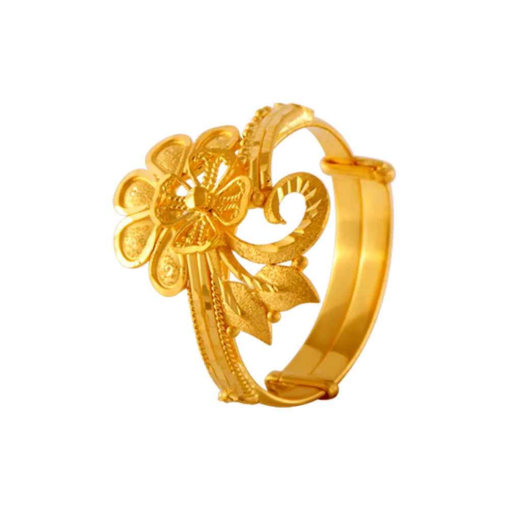 22KT Yellow Gold Ring For Women