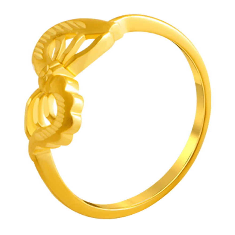 22KT Yellow Gold Ring For Women