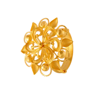22KT Yellow Gold Ring For Women