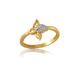 22KT Yellow Gold Ring For Women