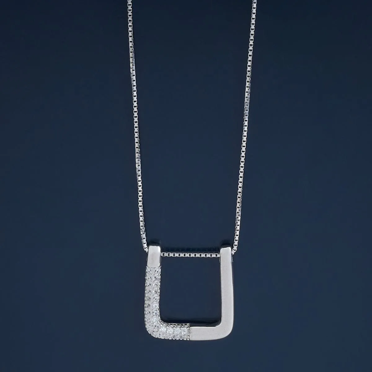 92.5 Silver Pendant with Chain 176576