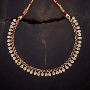 92.5 Silver Zircon Necklace 153433