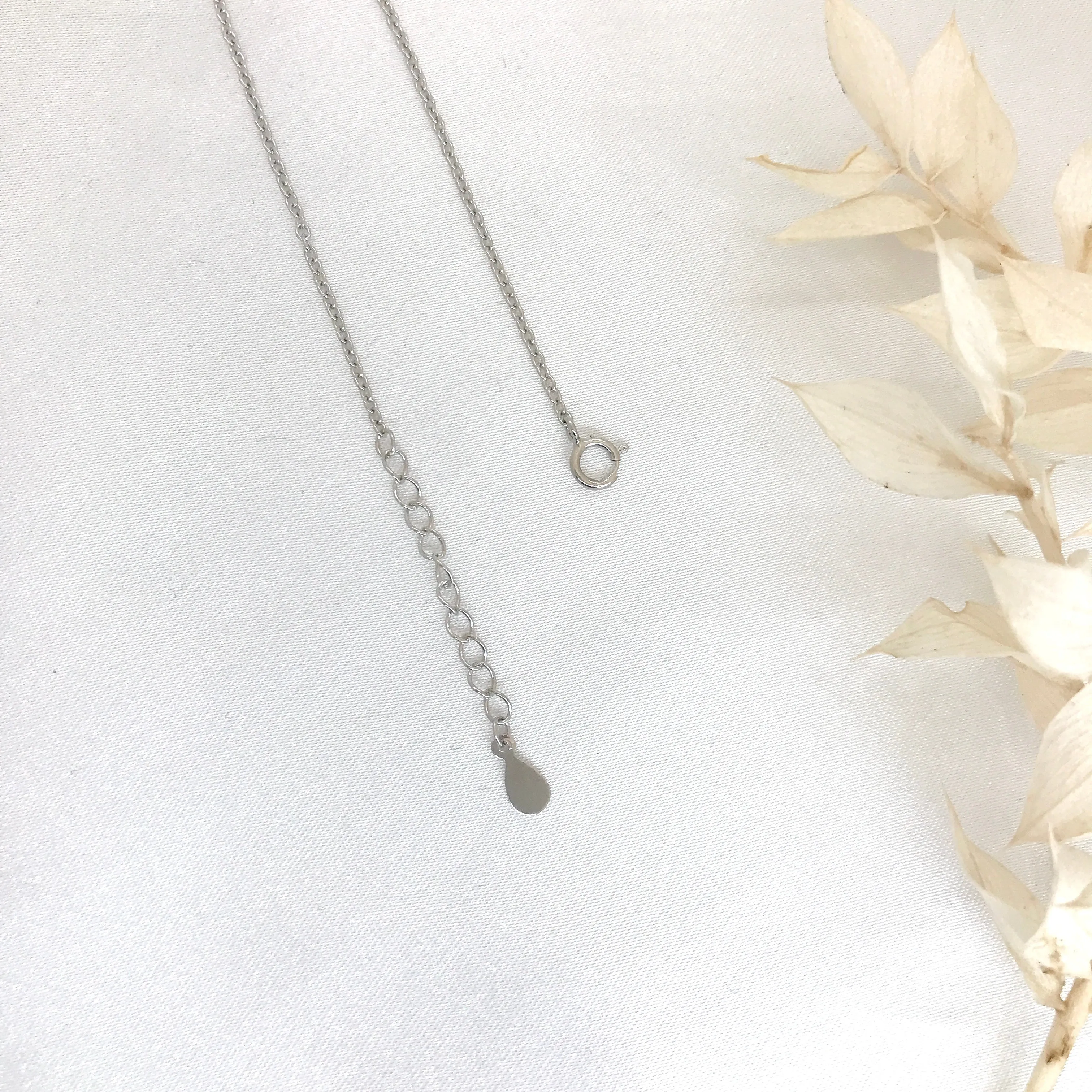 925 Sterling Silver CZ Open Heart Necklace