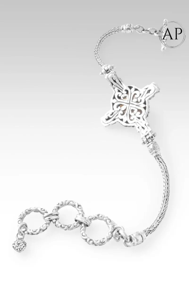 Almost Perfect God's Grace Bracelet? in White Mother of Pearl