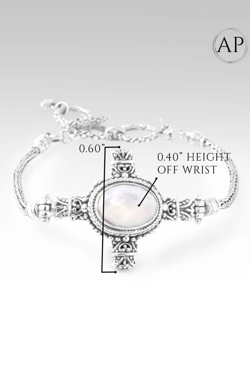 Almost Perfect God's Grace Bracelet? in White Mother of Pearl
