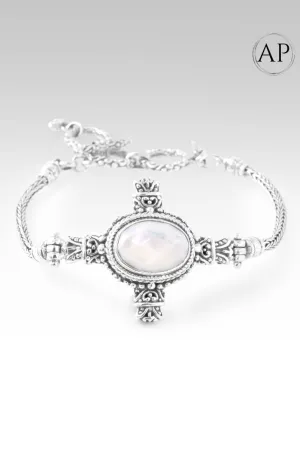 Almost Perfect God's Grace Bracelet? in White Mother of Pearl