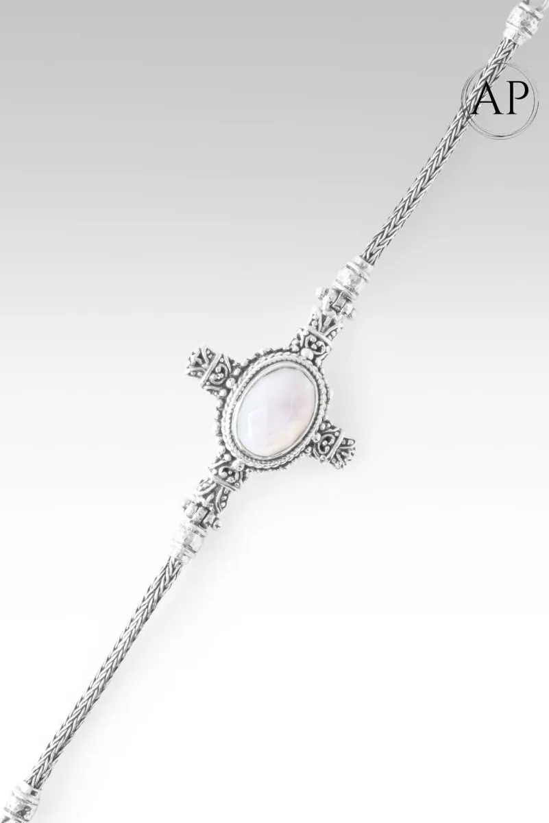 Almost Perfect God's Grace Bracelet? in White Mother of Pearl