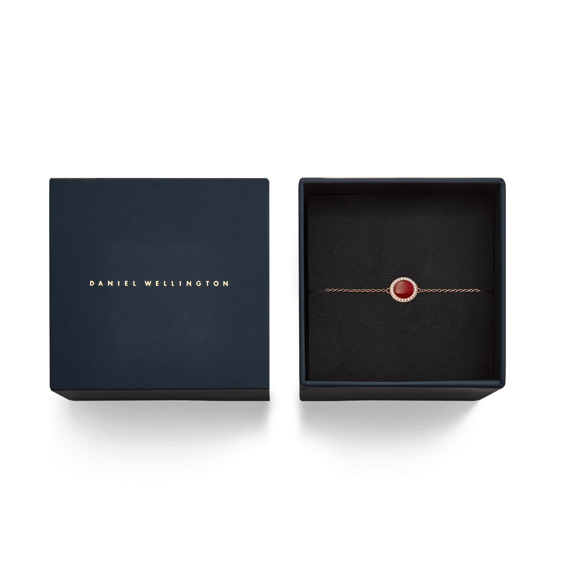 Audrey Bracelet  Red Agathe Rose Gold