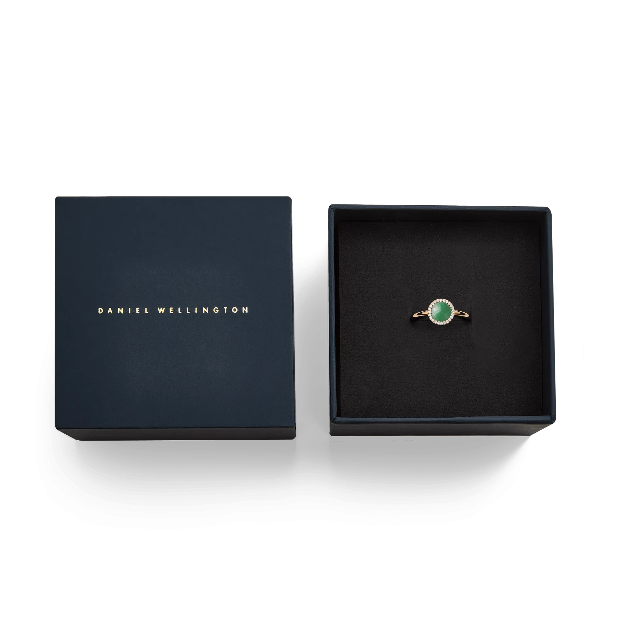 Audrey Ring Jade Rose Gold