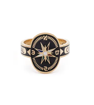 Black Internal Compass : Cigar Band