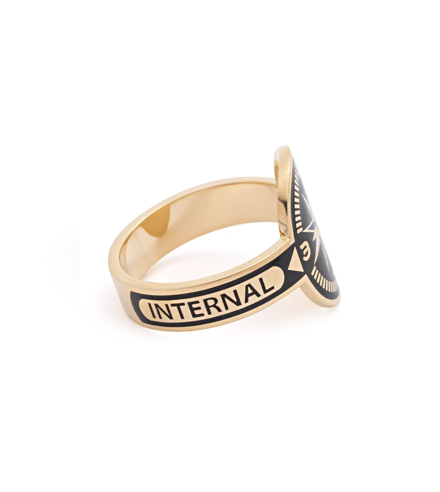 Black Internal Compass : Cigar Band