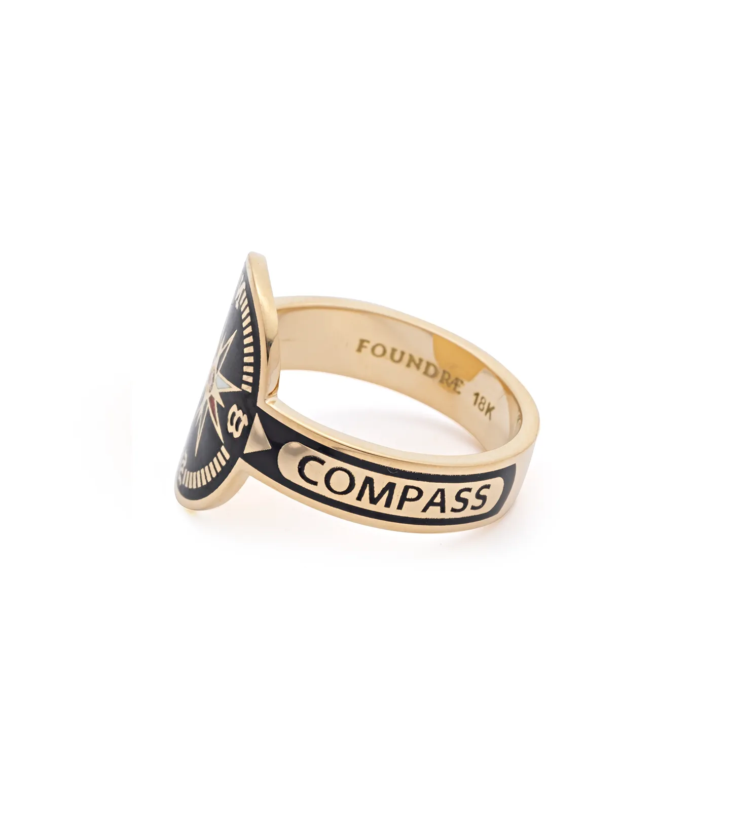 Black Internal Compass : Cigar Band