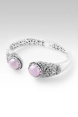 Bloom Where You are Planted Tip-to-Tip Bracelet? in Pink Mabe Pearl