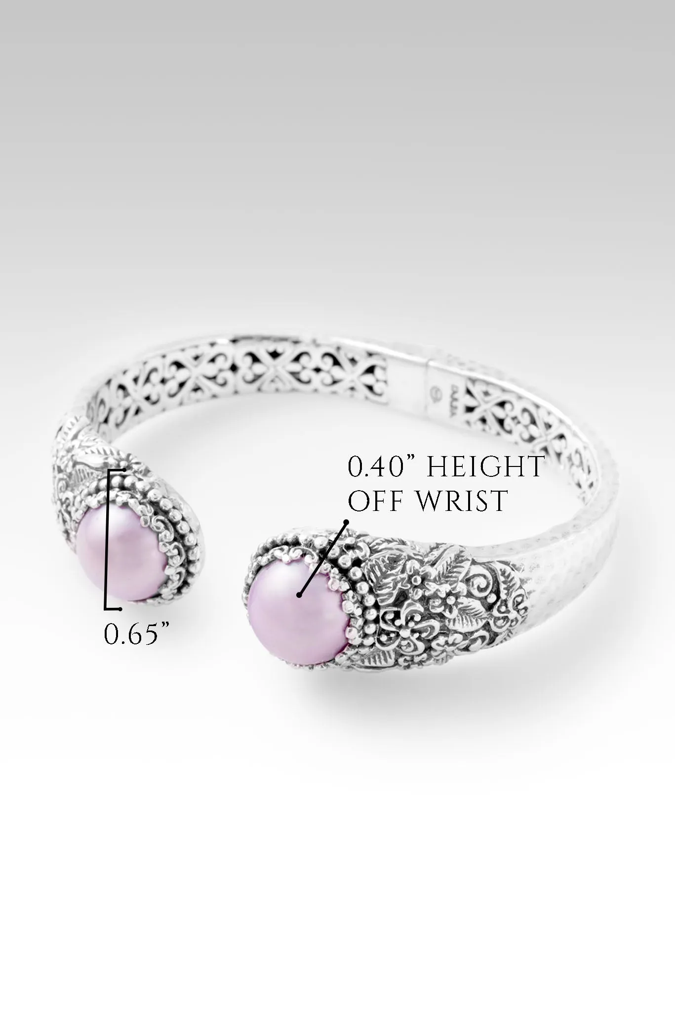Bloom Where You are Planted Tip-to-Tip Bracelet? in Pink Mabe Pearl
