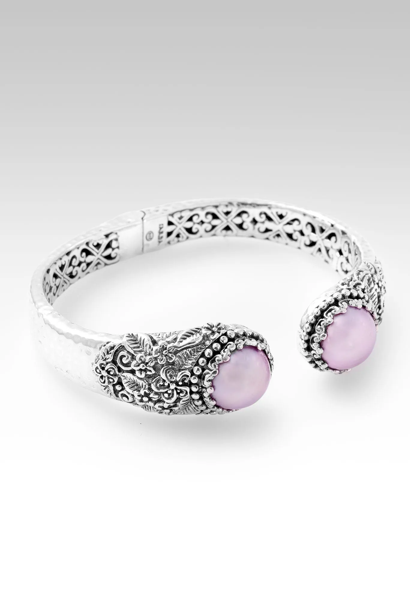Bloom Where You are Planted Tip-to-Tip Bracelet? in Pink Mabe Pearl