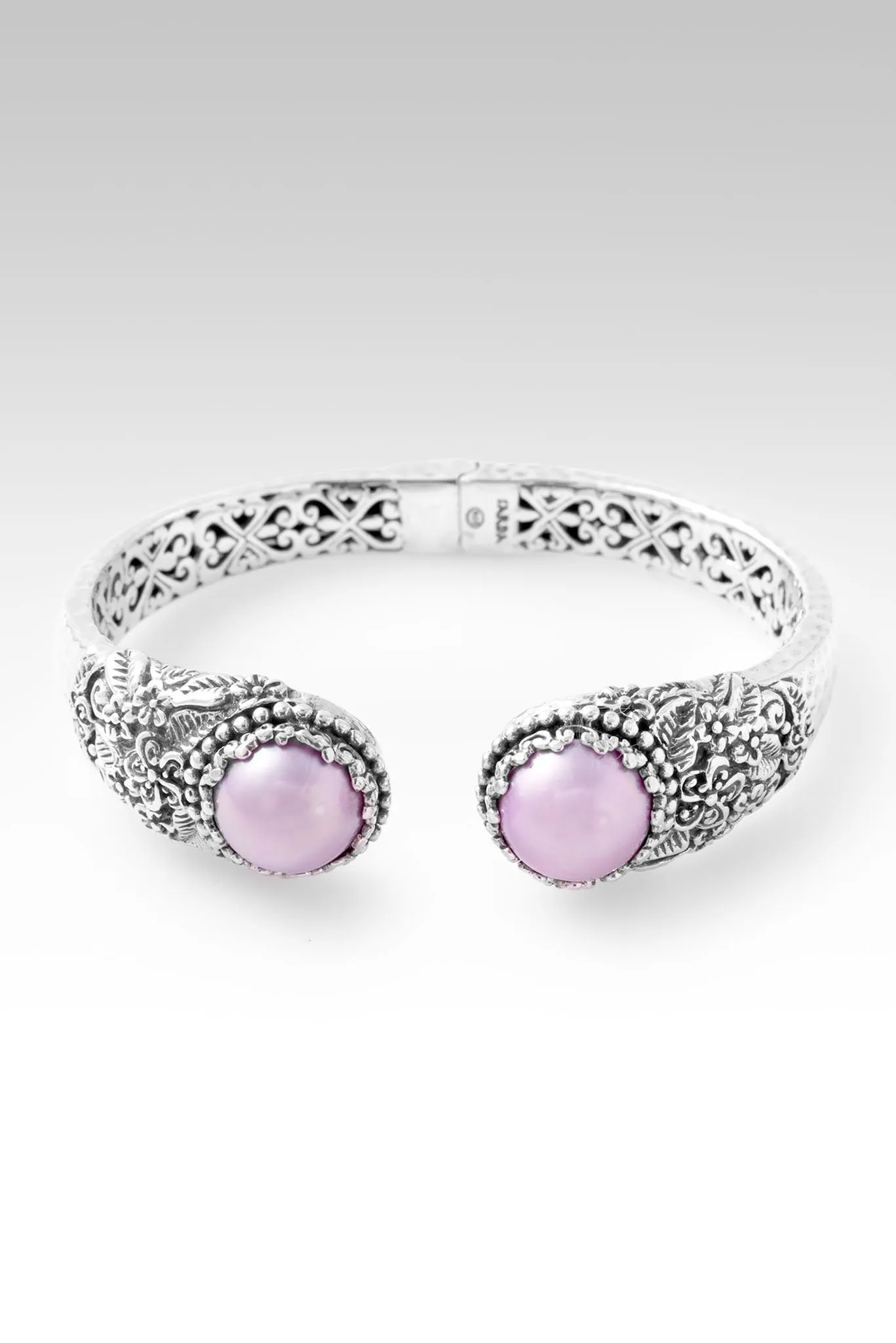 Bloom Where You are Planted Tip-to-Tip Bracelet? in Pink Mabe Pearl