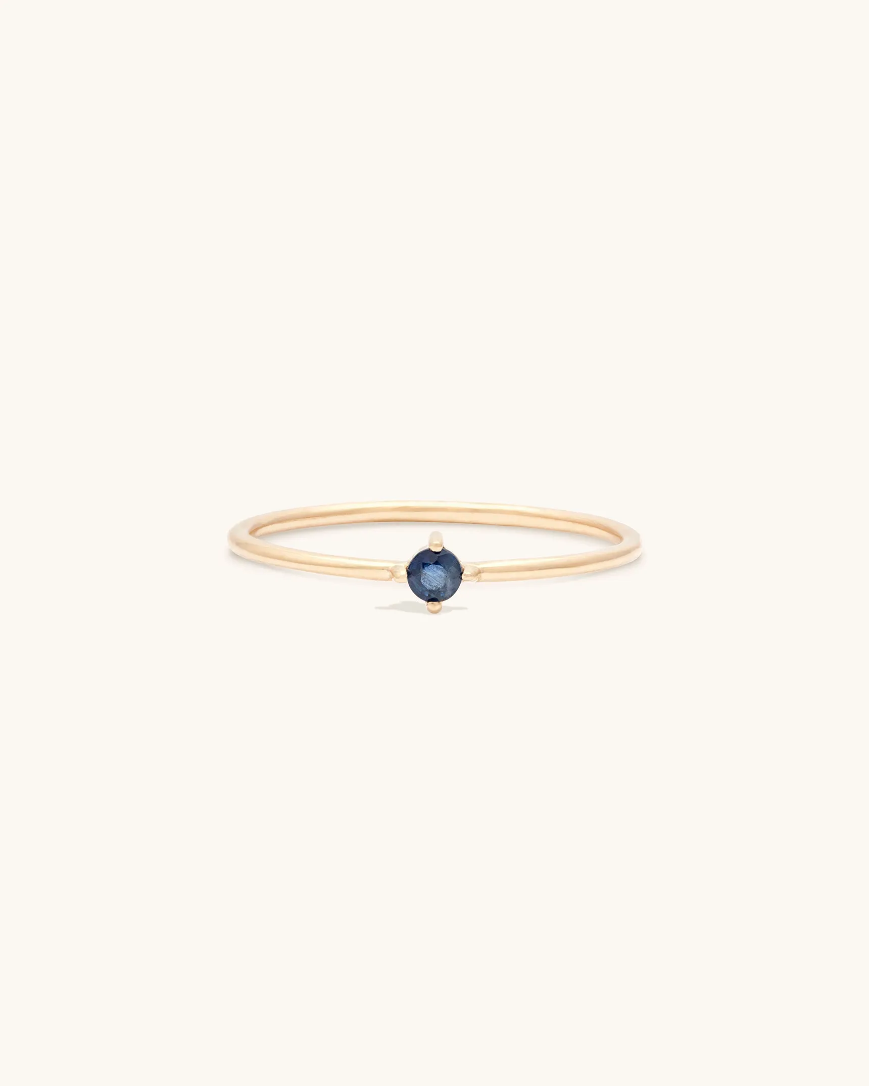 Blue Sapphire Birthstone Ring