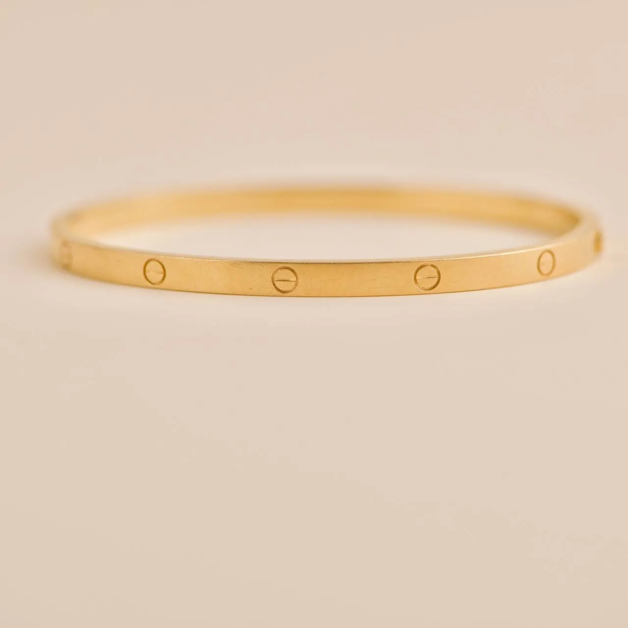 Cartier 18k Yellow Gold Small Model Bracelet Size 18