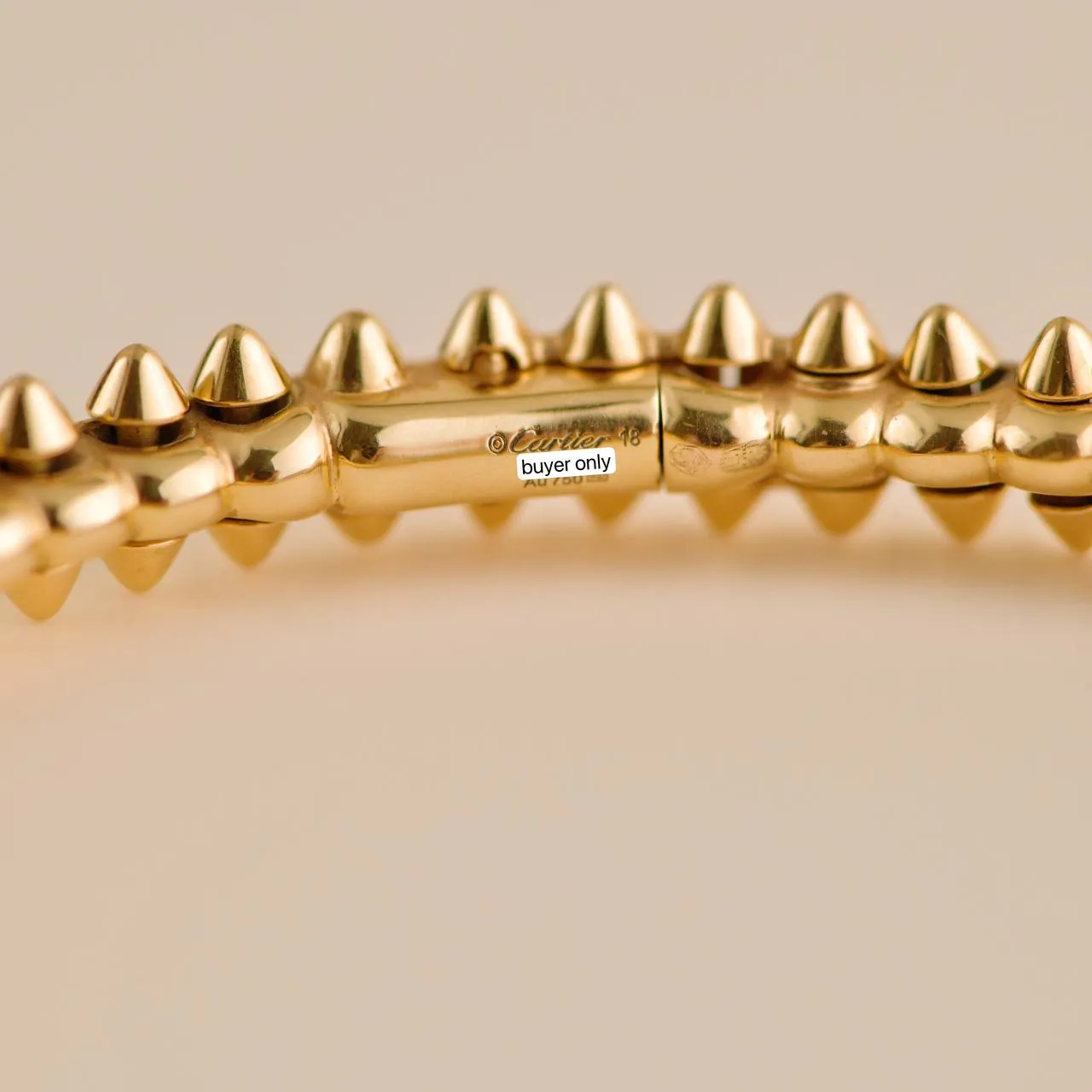 Cartier Clash 18k Rose Gold Bracelet Size 18 Small Model