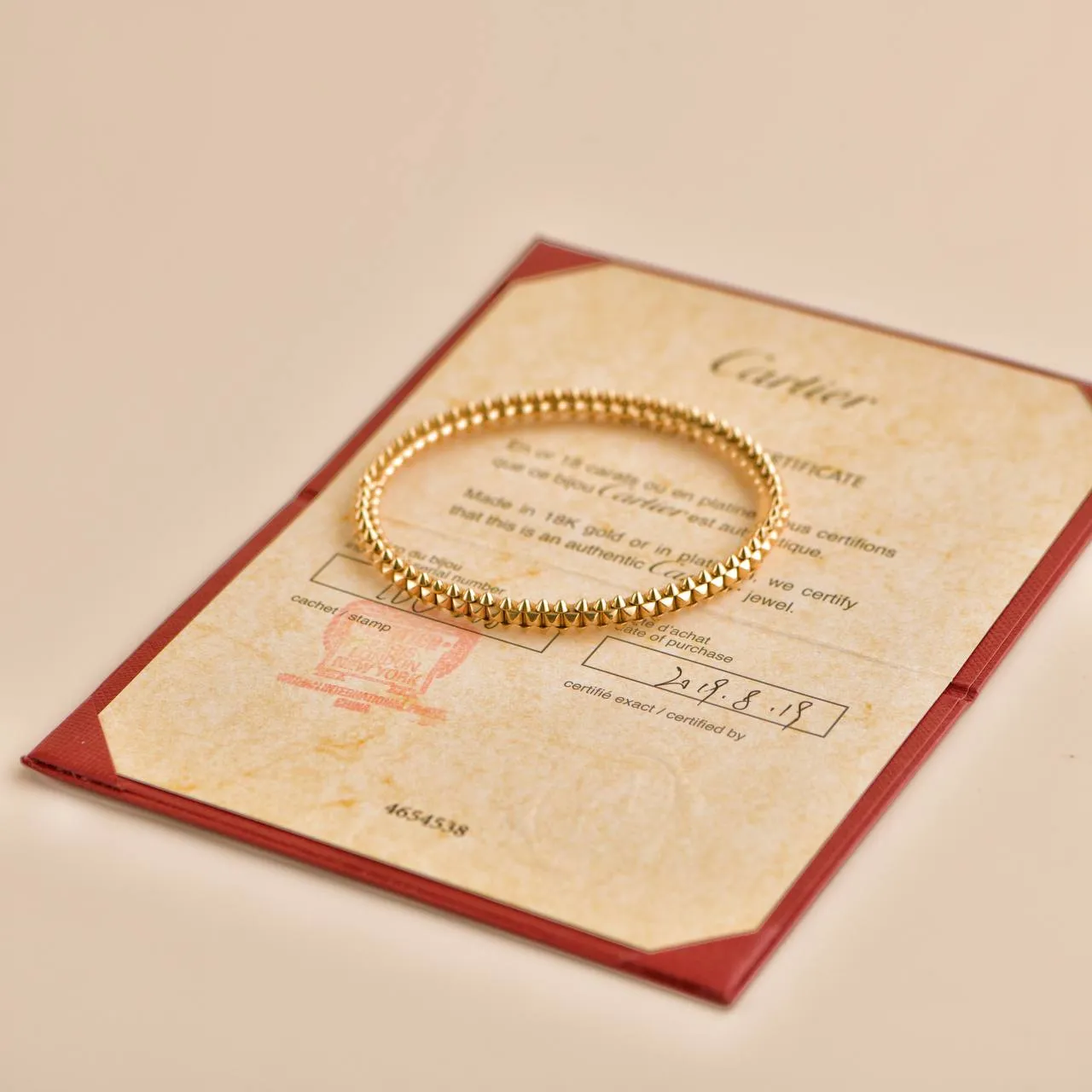 Cartier Clash 18k Rose Gold Bracelet Size 18 Small Model