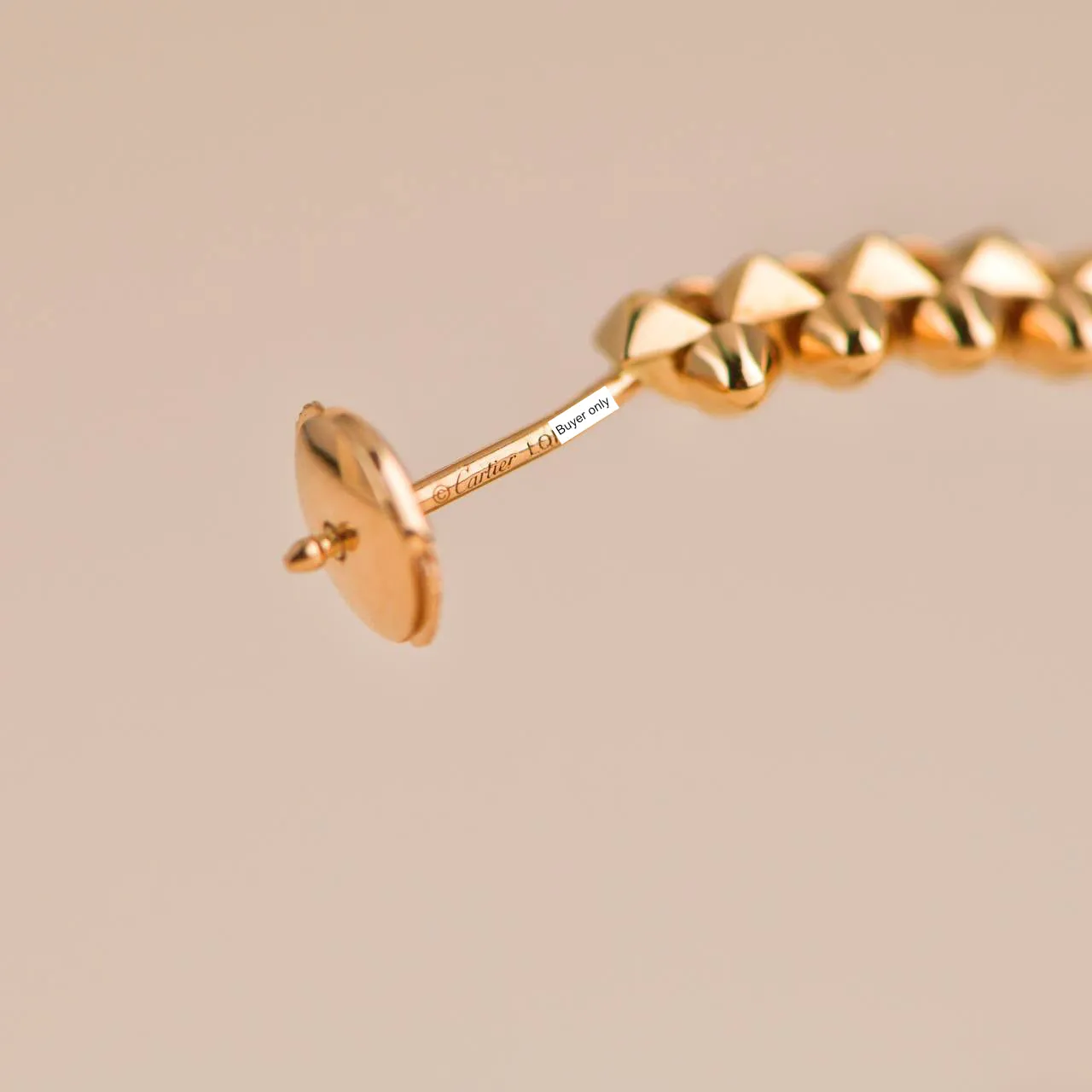 Cartier Clash De Cartier Hoop Rose Gold Earrings Small Model