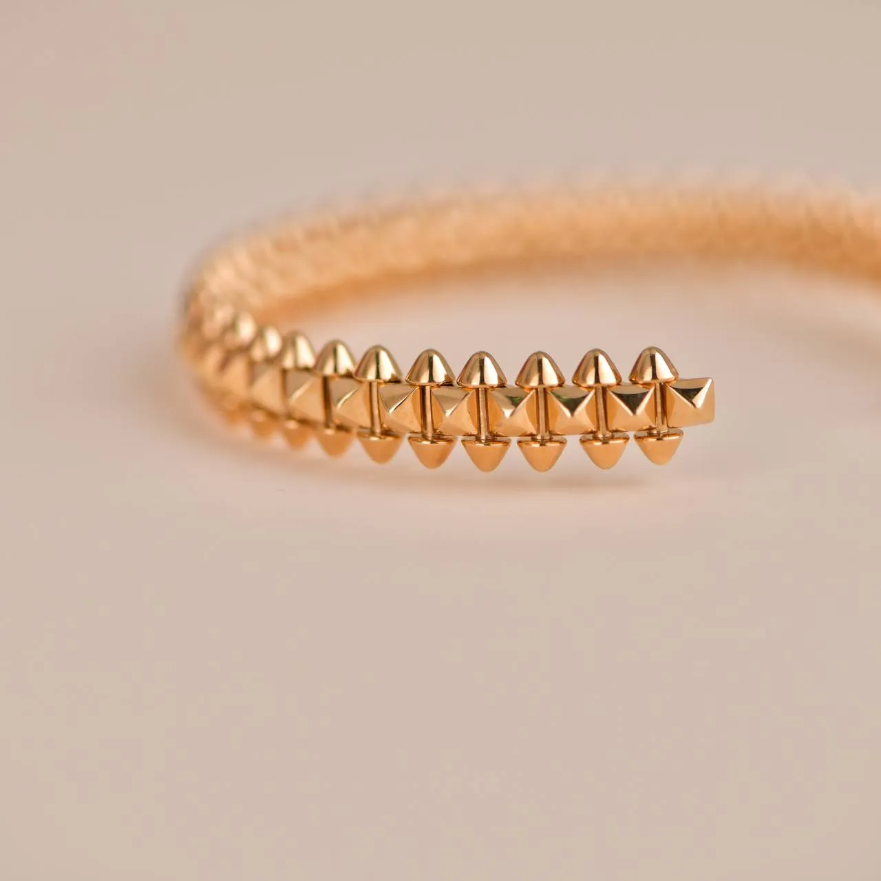 Cartier Clash De Cartier Hoop Rose Gold Earrings Small Model