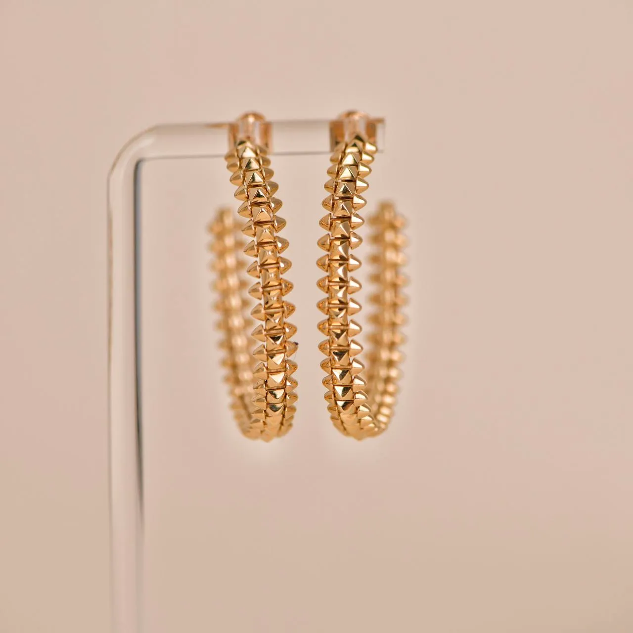 Cartier Clash De Cartier Hoop Rose Gold Earrings Small Model