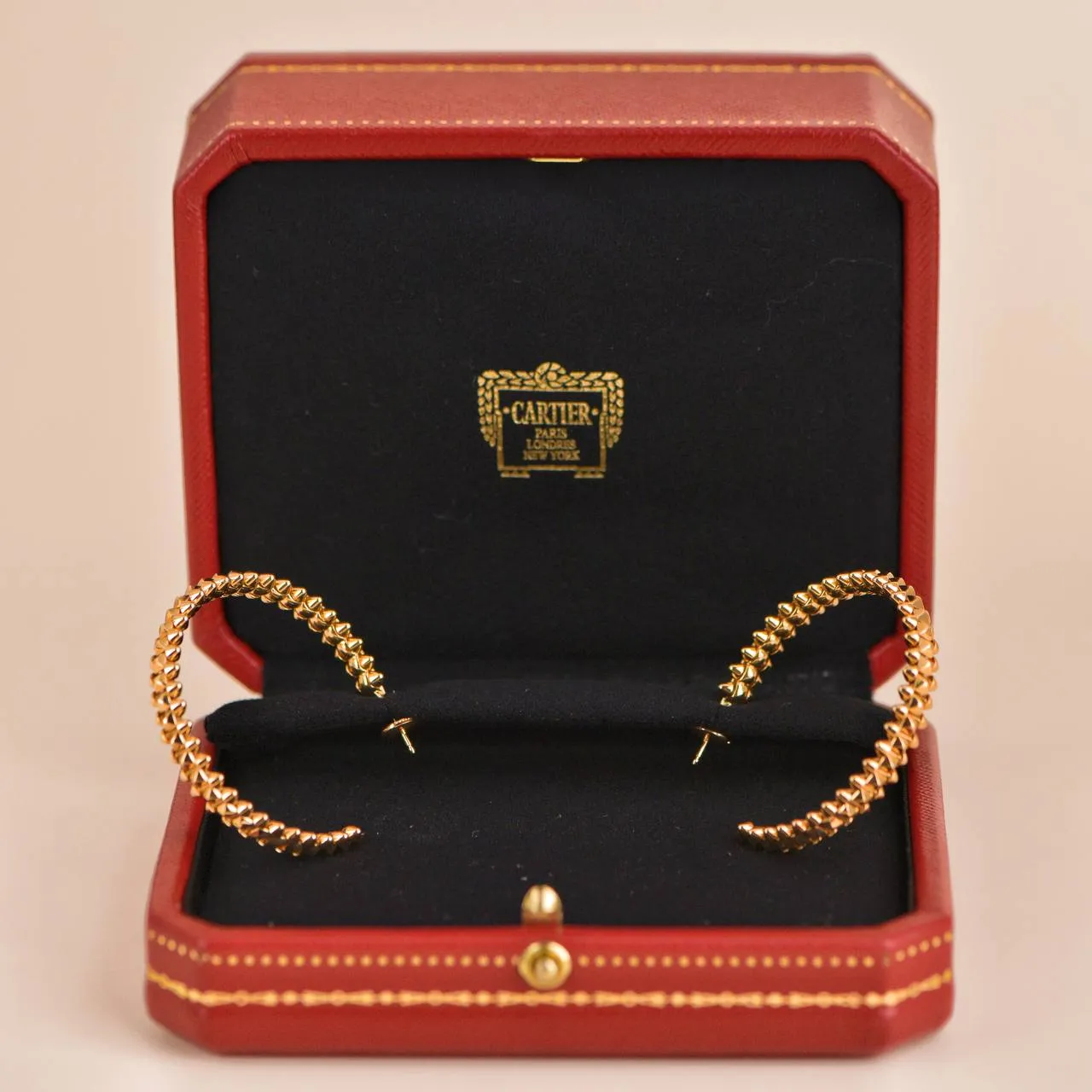 Cartier Clash De Cartier Hoop Rose Gold Earrings Small Model