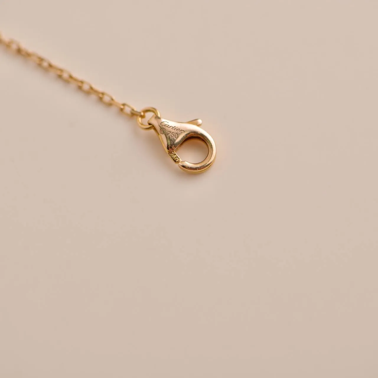 Cartier D'Amour Diamond Small Model Rose Gold Pendant Necklace