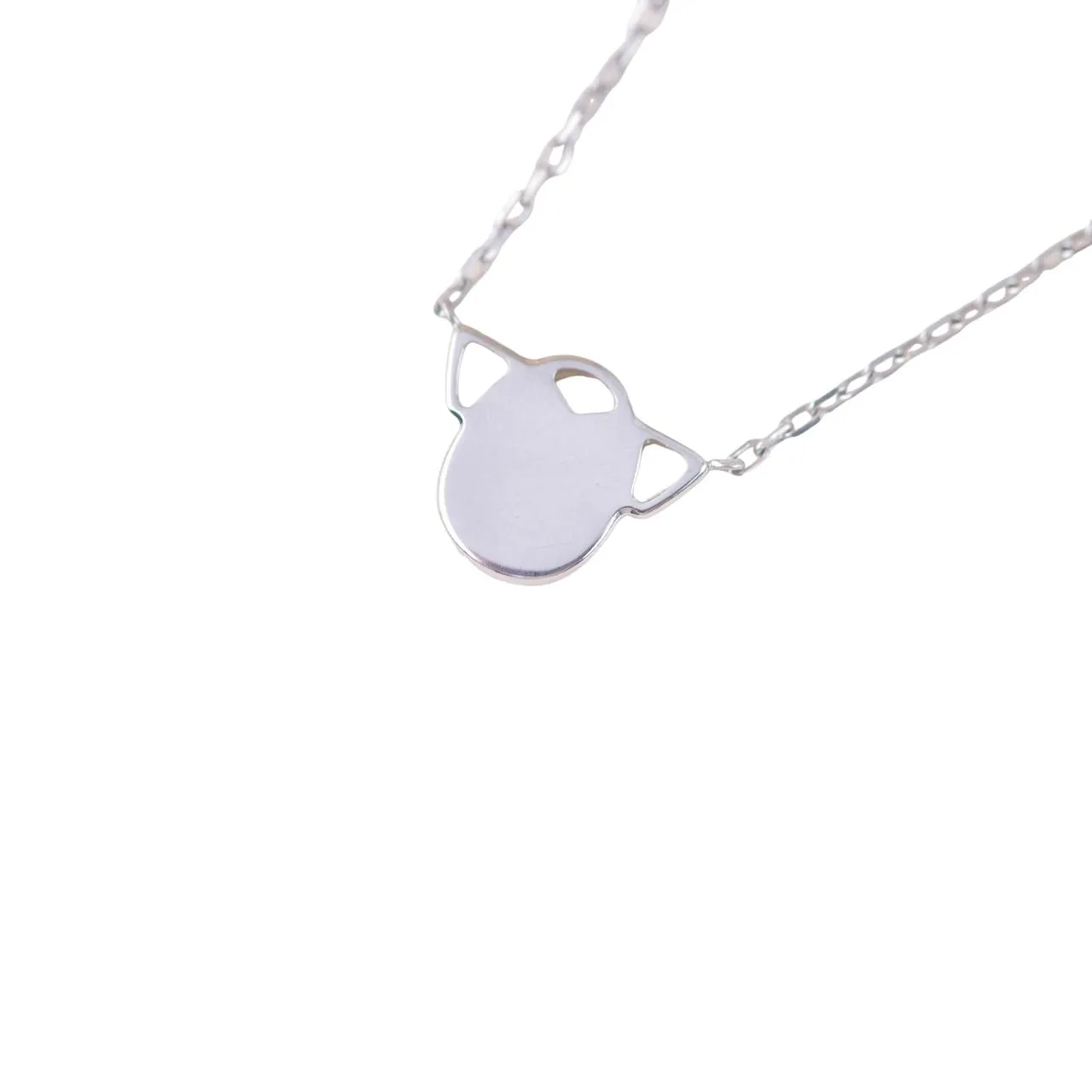 Cartier Diamond Scarab 18k White Gold Necklace