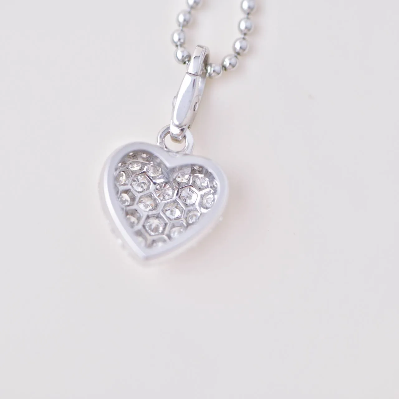 Cartier Hearts and Symbols Diamond Heart White Gold Pendant Necklace