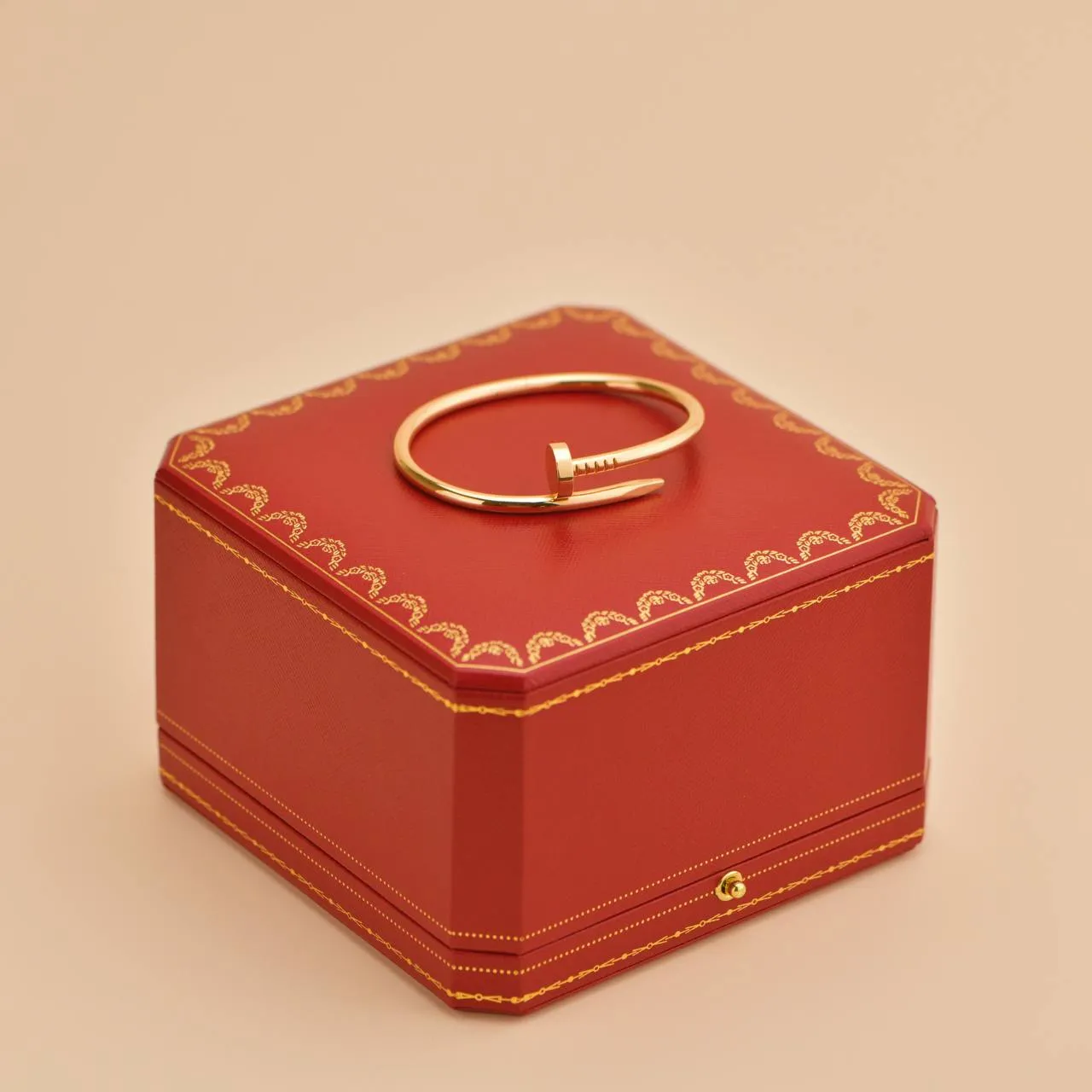 Cartier Juste un Clou 18K Rose Gold Bracelet Size 16