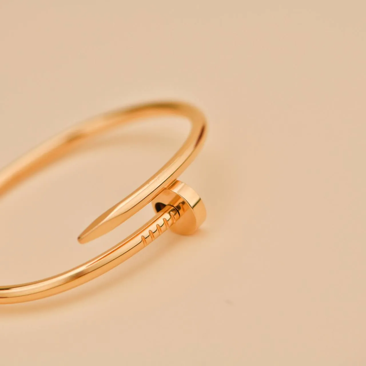 Cartier Juste un Clou 18K Rose Gold Bracelet Size 16