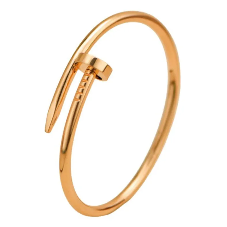Cartier Juste un Clou 18K Rose Gold Bracelet Size 16
